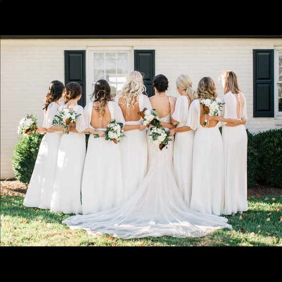 Watters Lottie Bridesmaid Dress in Candlelight - Picture 5 of 7